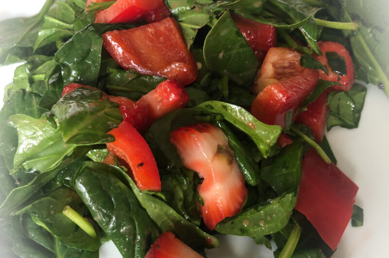 Erdbeer-Spinat-Salat – freydassoulfood.com